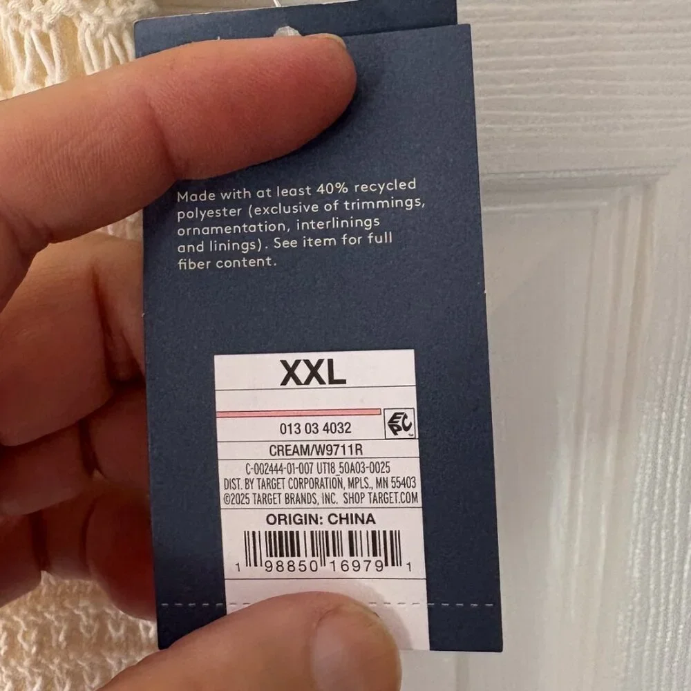 Universal Thread XXL Cream Crochet Knit Maxi Skirt NWT - Picture 7 of 8